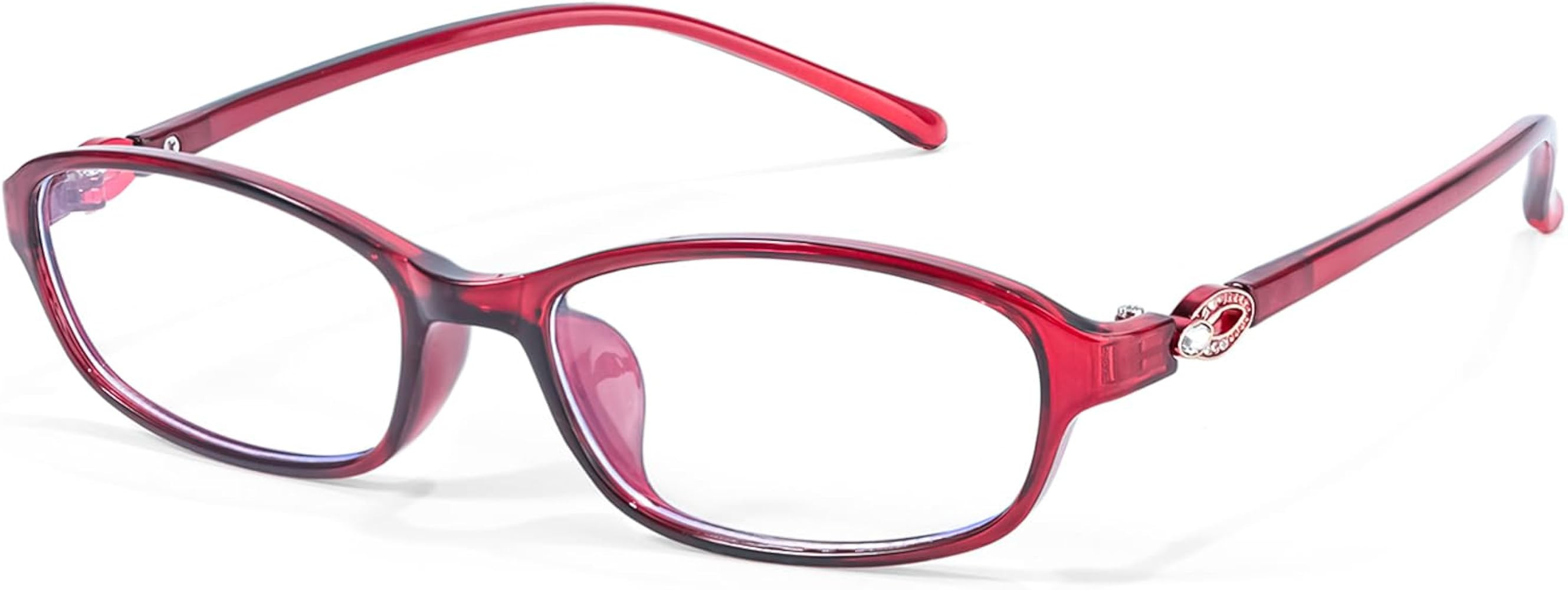 SIPHEW Fashion Y2k Fake Glasses for Women -Trendy Clear Cosplay Eyewear with Anti-Blue Light Prot... | Amazon (US)