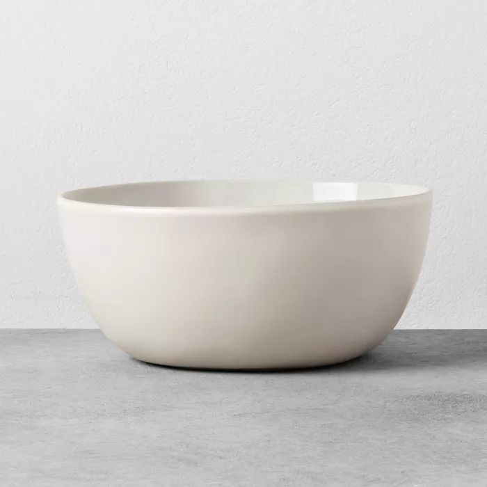 Stoneware Serving Bowl Medium Cream - Hearth & Hand™ with Magnolia | Target