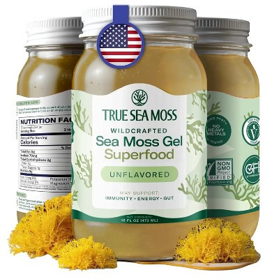 TrueSeaMoss Sea Moss Gel – Made in USA – Wildcrafted Seamoss & Jarred Vegetables – Original | Target