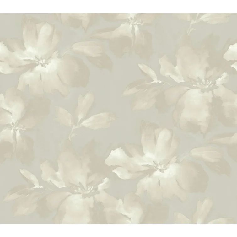 Candice Olson Midnight Blooms 27' L x 27" W Wallpaper Roll | Wayfair Professional