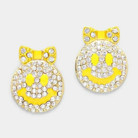 Smile Bow Stud Earrings | Walmart (US)
