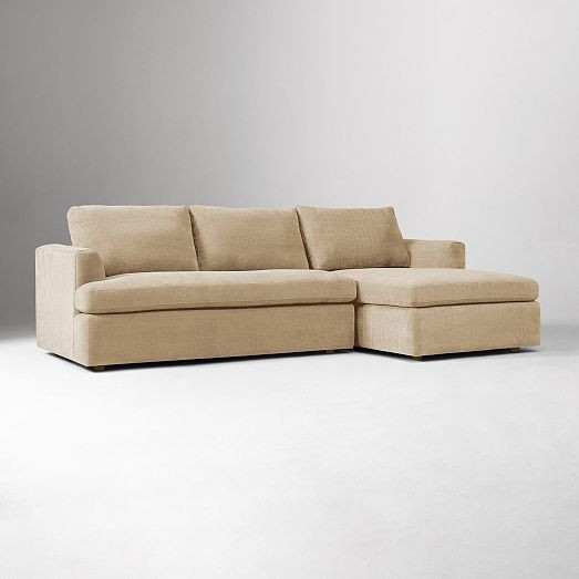 Haven High Profile 2-Piece Chaise Sectional (110") | West Elm (US)