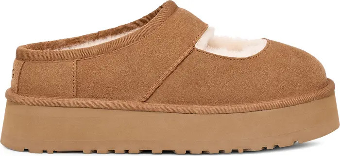 Bea Genuine Shearling Lined Platform Mary Jane (Women) | Nordstrom