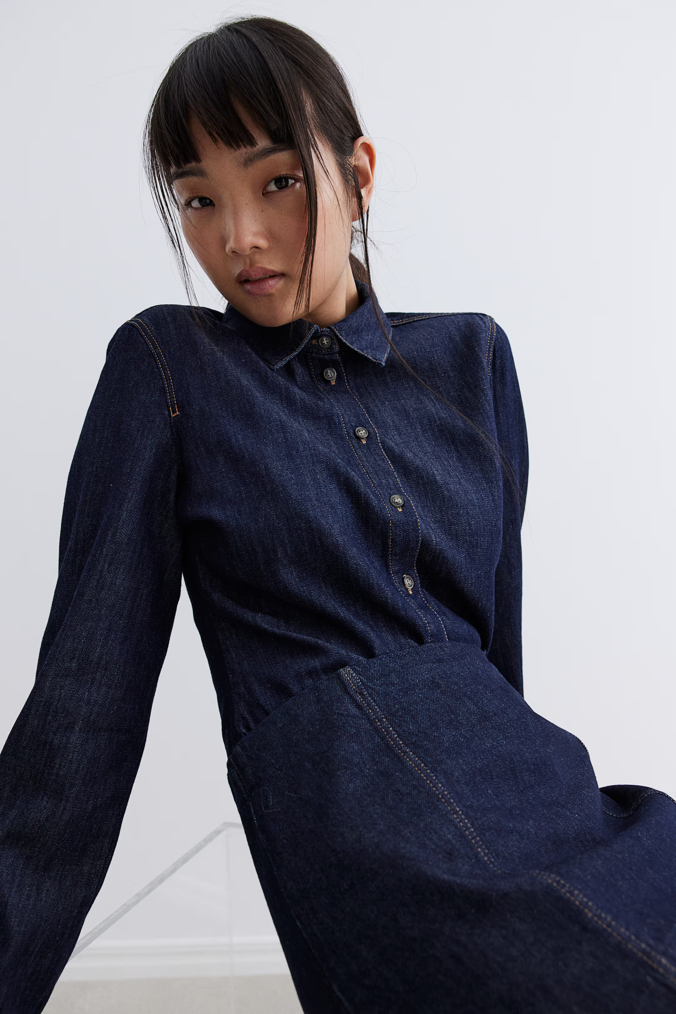 Short Denim Shirt | H&M (US + CA)