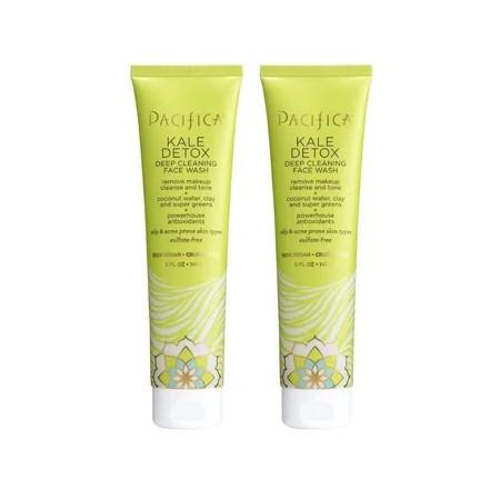 Pacifica Beauty Kale Detox Deep Cleansing Face Wash 5 Fl Oz Pack of 2 5 Fl Oz (Pack of 2) | Walmart (US)