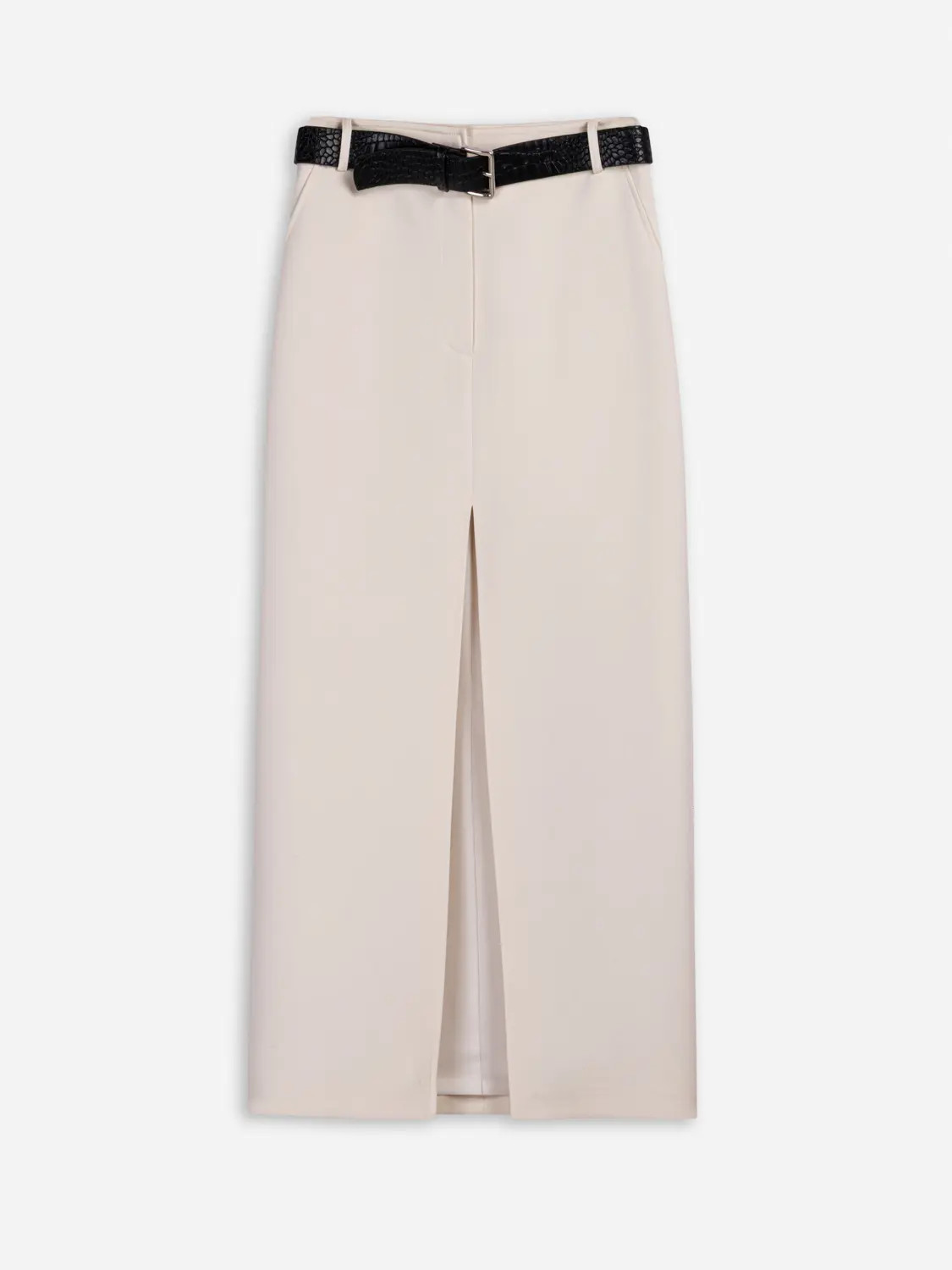 Nocturne Belted Front Slit Maxi Skirt (Women) | Nordstrom | Nordstrom