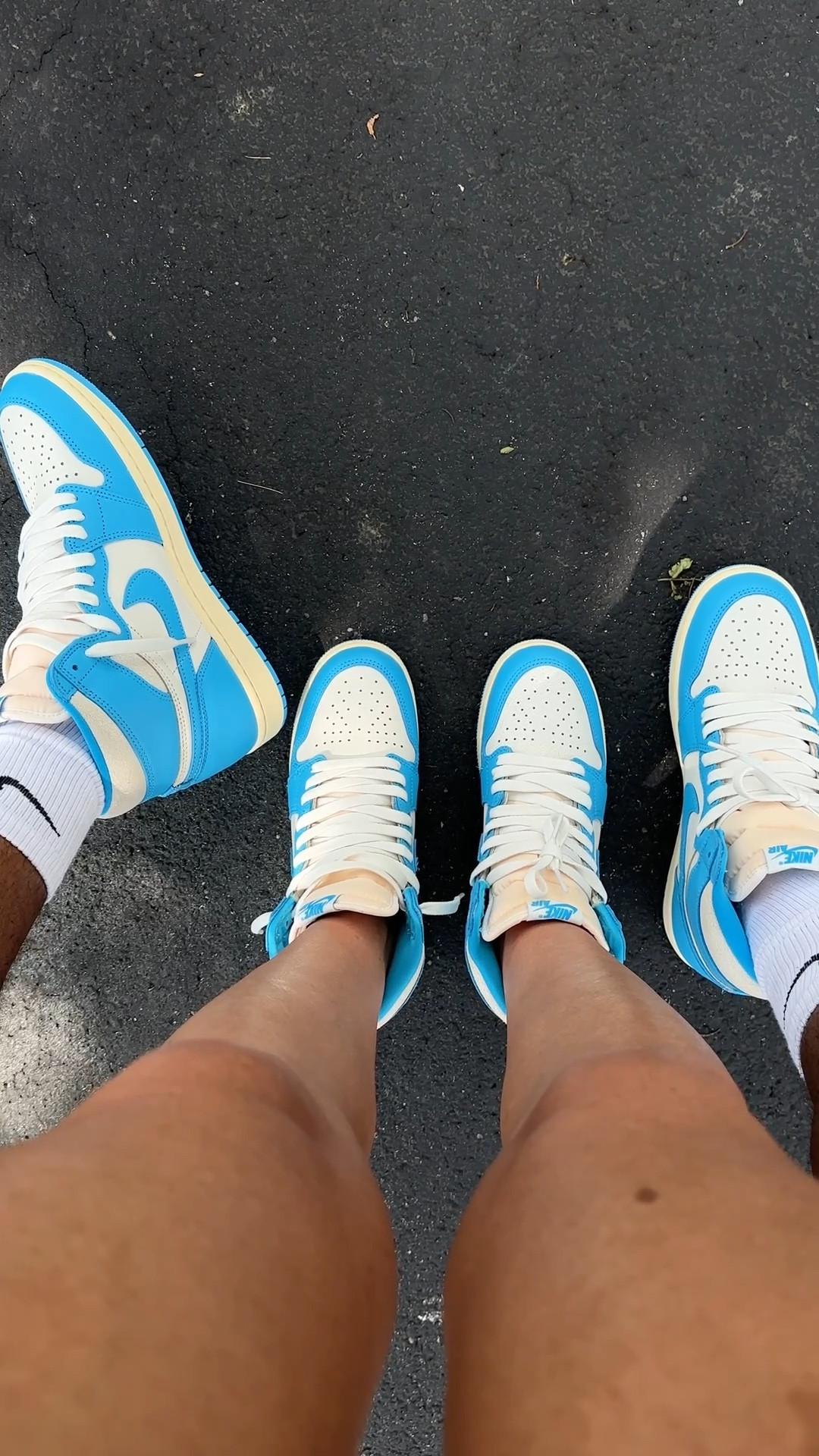 HIS&HERS Jordan UNC Reimagined🔥Clean, Comfy, & Easy to style! 

Perfect for sneaker date nights, game day fits, or everyday streetwear looks. 


#LTKShoeCrush #LTKFamily #LTKStyleTip