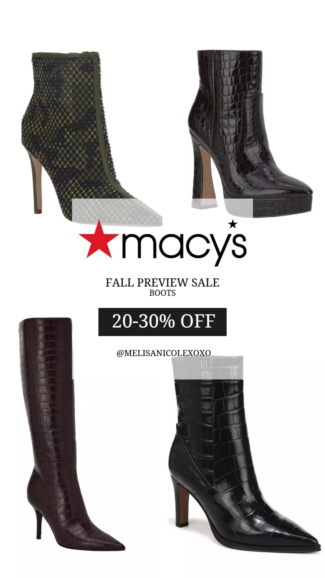 One of the many reasons I LOVE fall is because it’s boot season! 👢🍂 I found some gorgeous ankle boots and knee-high boots on sale at @macys that are perfect for completing your fall outfits, from everyday looks to date night outfits. I did the shopping for you, so you don't have to scroll through hundreds of pairs! 🤎 Shop my picks.

#boots #ankleboots #kneehighboots #fallfashion #falloutfits

#LTKSeasonal #LTKSaleAlert