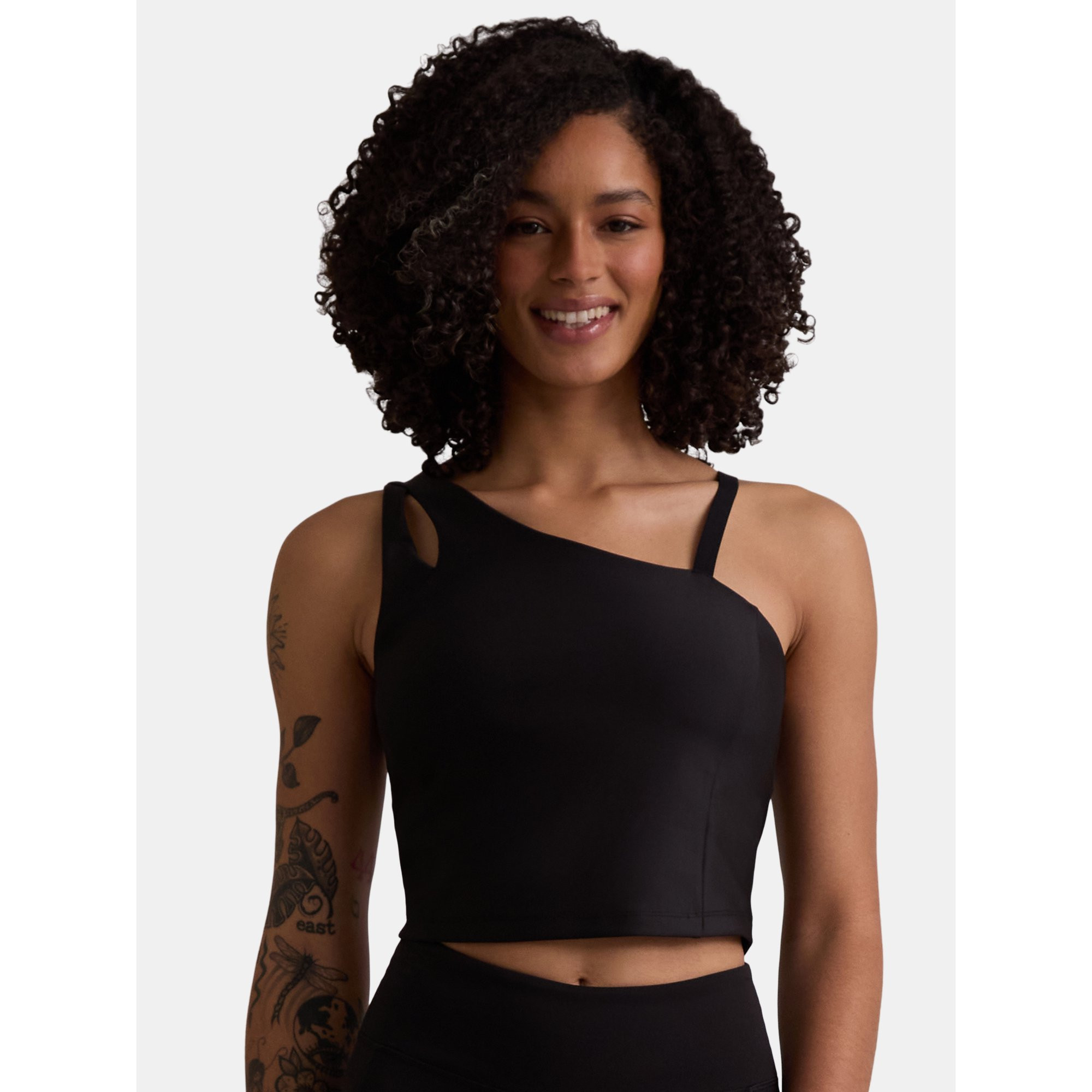 Avia Women's Shine Asymmetrical Bra Tank, Sizes XS-XXXL | Walmart (US)
