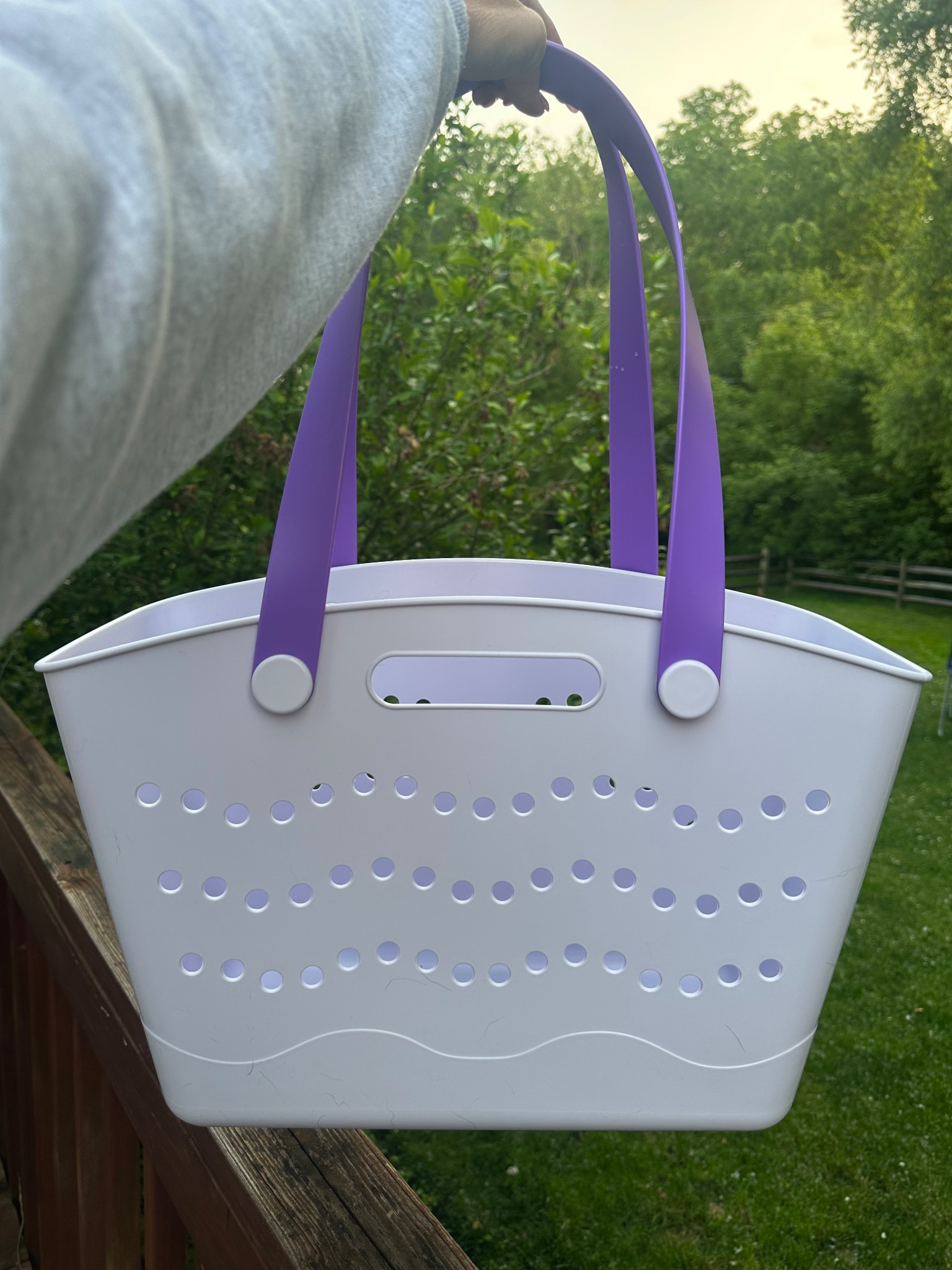 Got the cutest little pool bag for Pipey! Only $15 and so much bigger than I thought! Comes in a ton of other colors too 🤍✨

#LTKSummerEdit #LTKSwim #LTKSeasonal