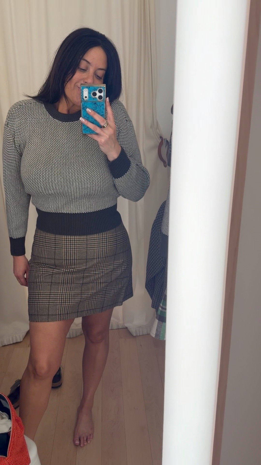 Madewell is 25% off everything - no exclusions! This is another favorite fall outfit of mine from their sale. I sized down in the sweater for a more cropped/snug fit.

#LTKSaleAlert #LTKMidsize