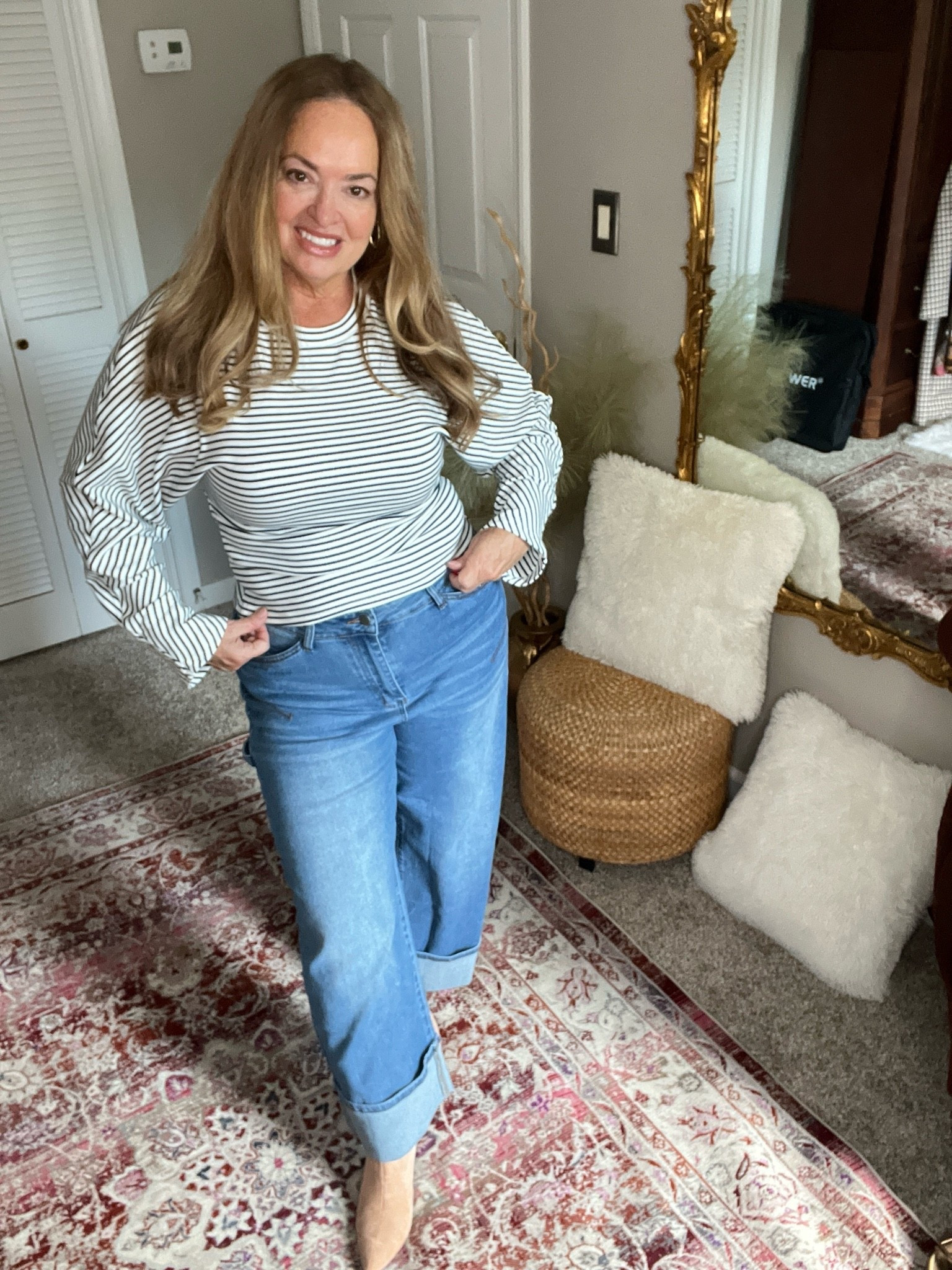 Most flattering stripe shirt!

#LTKootd #LTKgrwm #LTKWorkwear