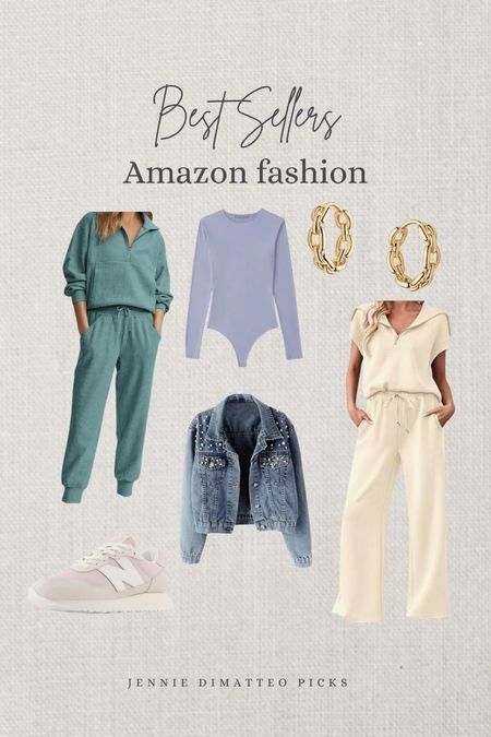 These are some of my favorite pieces and it just happens to be the best sellers! 
Loungewear. Hoop Earrings. Jean Jacket. New Balance Shoes. Bodysuits. 

#LTKstyletip #LTKhome #LTKworkwear