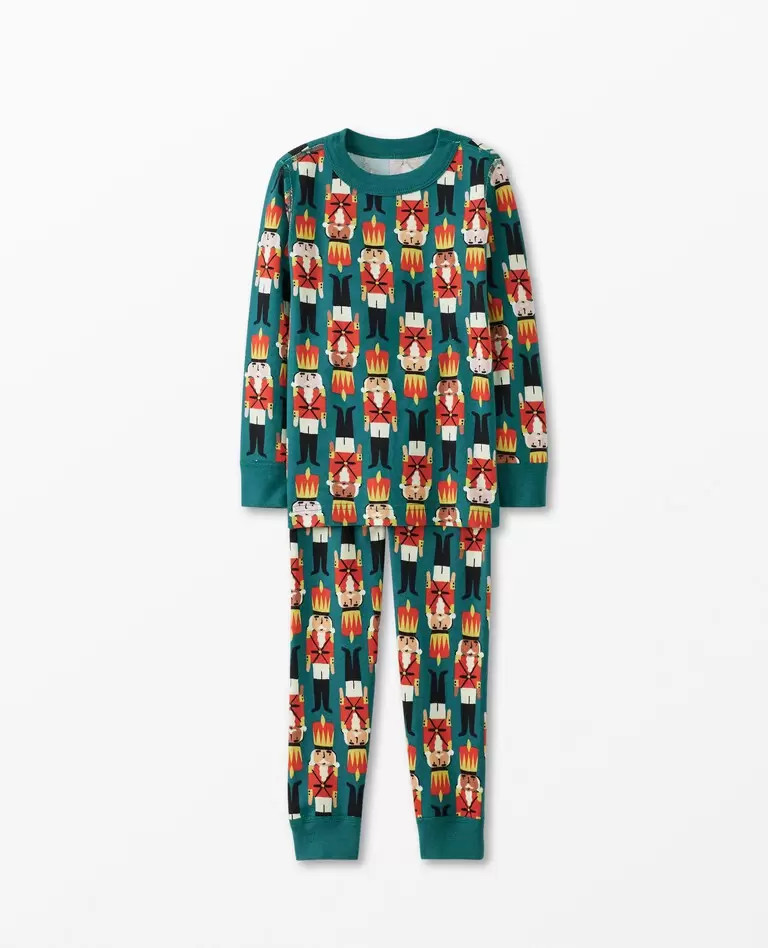 Holiday Print Long John Pajama Set | Hanna Andersson