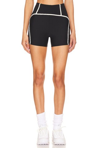 LSPACE Revel Short in Black & Cream from Revolve.com | Revolve Clothing (Global)