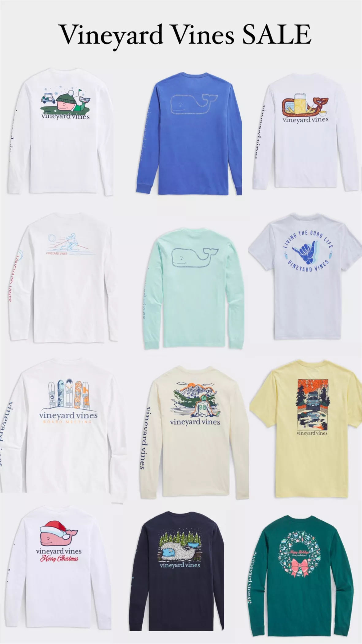 Vineyard Vines Men's Oktoberfest Whale Long Sleeve Pocket Tee