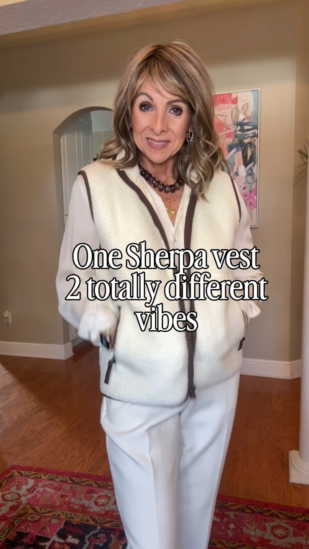 Cozy + polished? Yes please 🤎
This sherpa vest is one of those pieces you’ll reach for again and again — dress it up with winter whites or keep it casual with denim. It’s warm, lightweight, and layers beautifully without feeling bulky. Total win!

#LTKSaleAlert #LTKStyle #LTKWinter #LTKSeasonal #LTKOver40 #LTKOver50 #WardrobeFavorites #OutfitInspo #ClosetStaples #NeutralStyle

#LTKFindsUnder50 #LTKootd