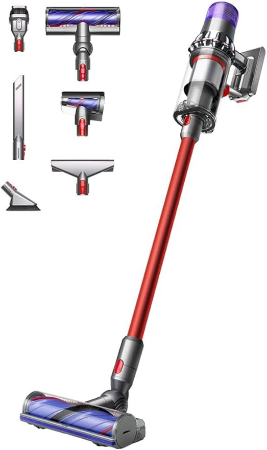 Dyson V11 Extra Cordless Stick Vacuum Cleaner (Nickel/Red) | Amazon (UK)
