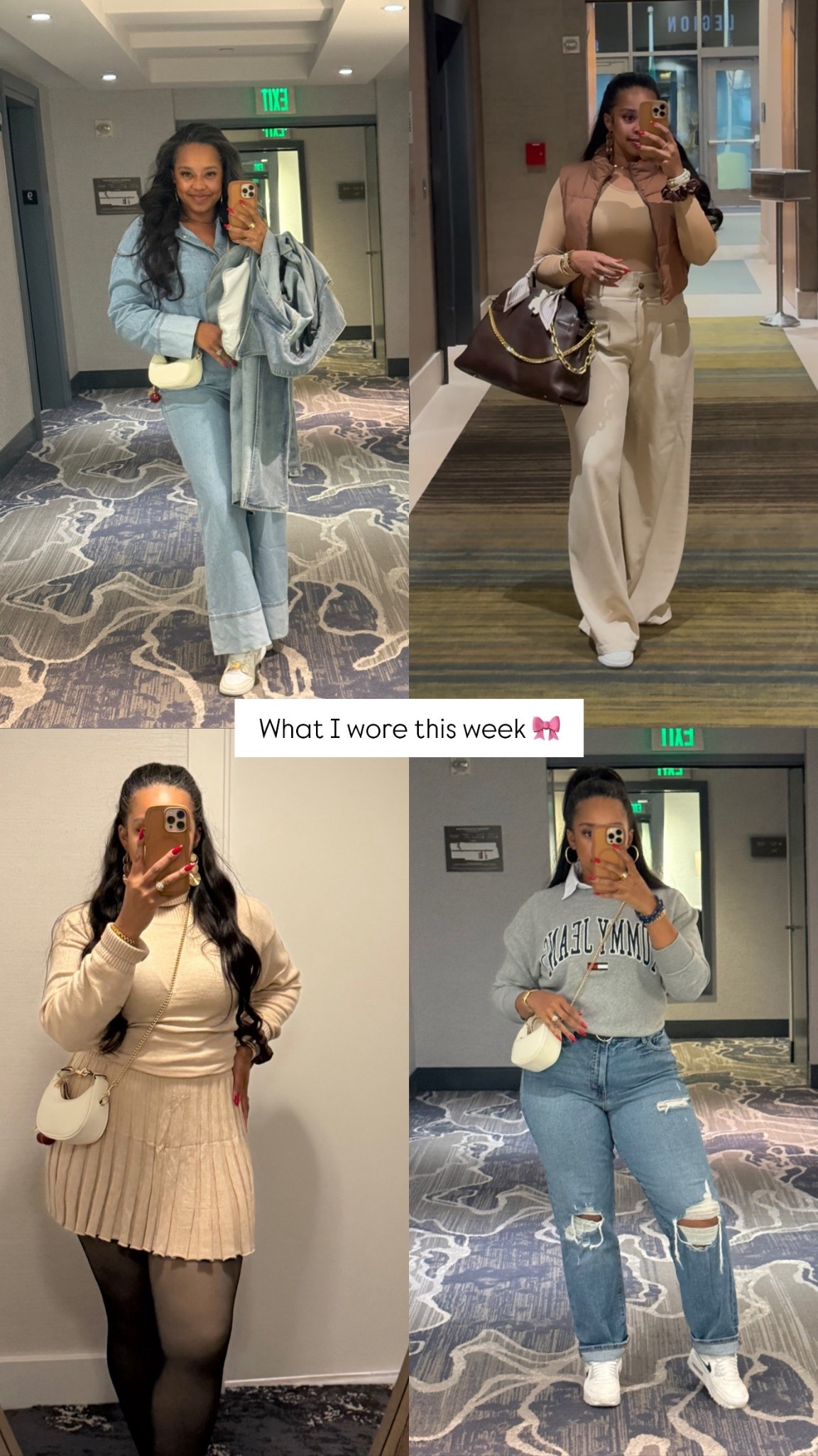 WFH Girlie on the move this week! 🎀Casual + comfy work outfits that still look polished 💻✨ Linking this week’s looks for my 9–5 — perfect for meetings, coffee runs, and casual Fridays.

#LTKMidsize #LTKFindsUnder100 #LTKWorkwear