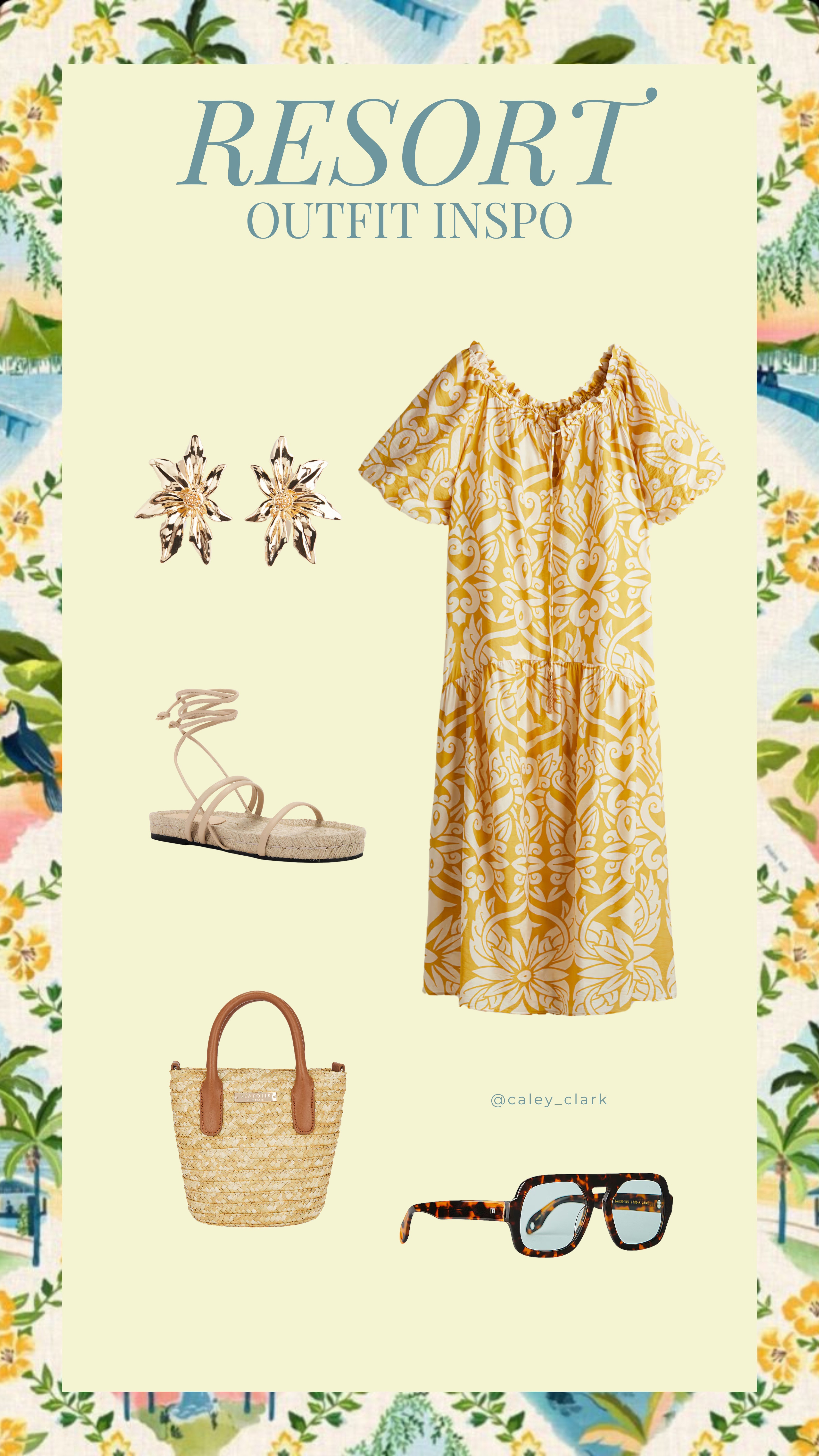 Resort wear outfit inspo for vacation! 🌺🏝️🐠 lunch or dinner outfit or perfect for a day exploring somewhere tropical! 

#LTKSeasonal #LTKStyleTip #LTKTravel