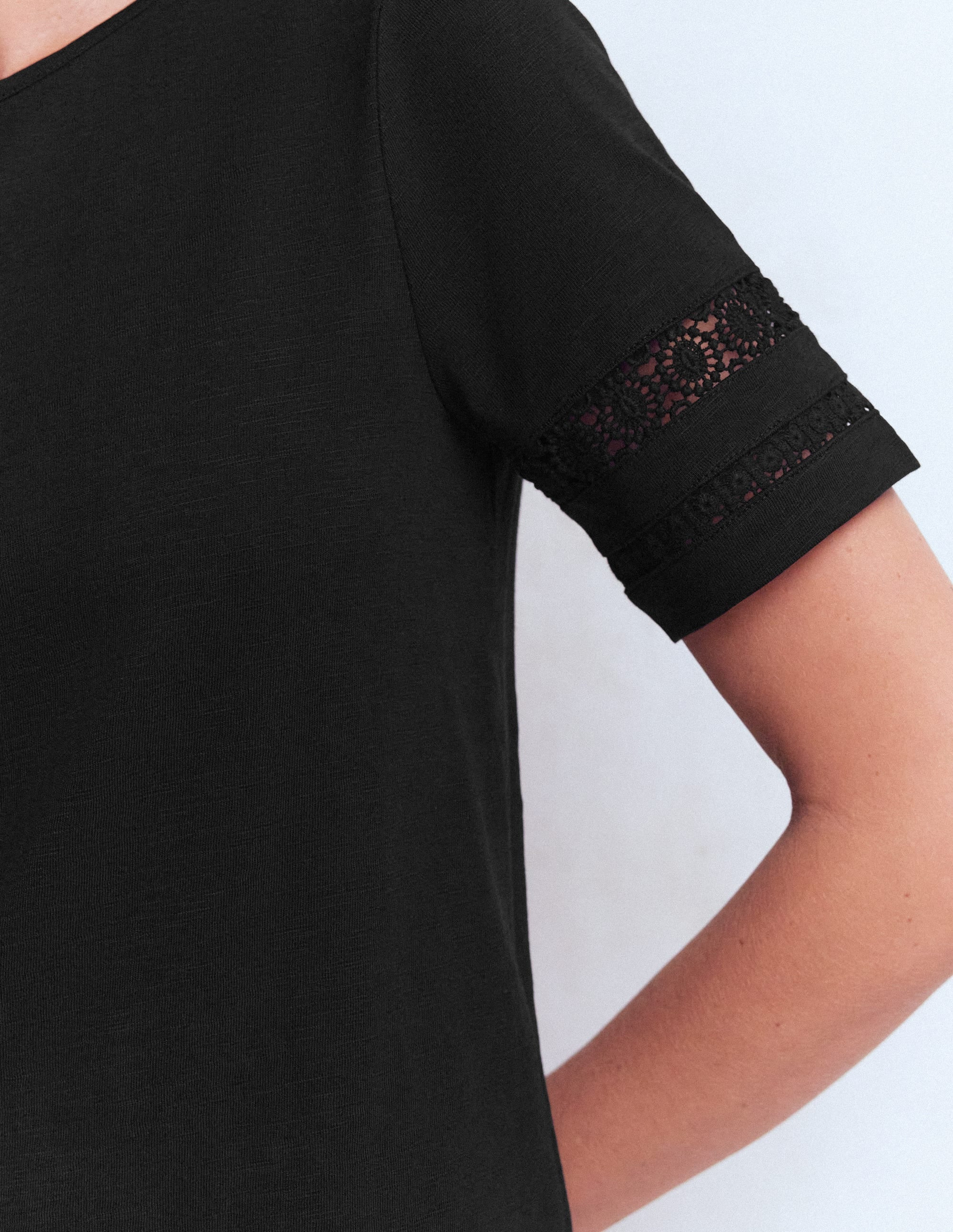 Hattie Jersey T-shirt Dress-Black | Boden (US)