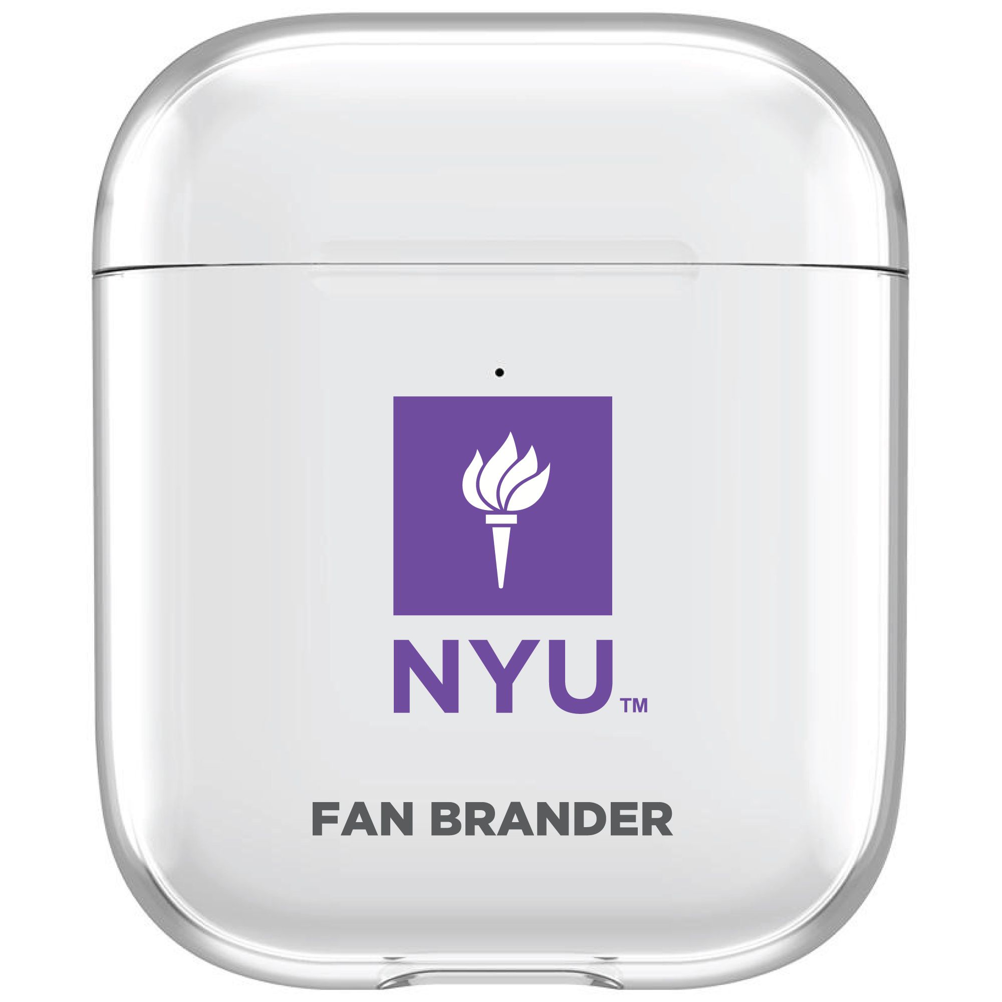 NYU Violets Clear Air Pods Case | Fanatics