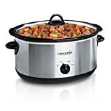 Crock-Pot 7-Quart Oval Manual Slow Cooker | Stainless Steel (SCV700-S-BR) | Amazon (US)