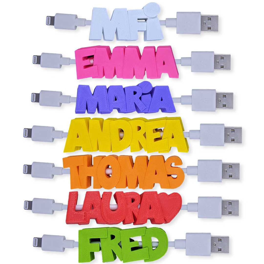 Mark your USB cables so you don't lose them anymore - Original gift idea - clip for all types of ... | Etsy (US)