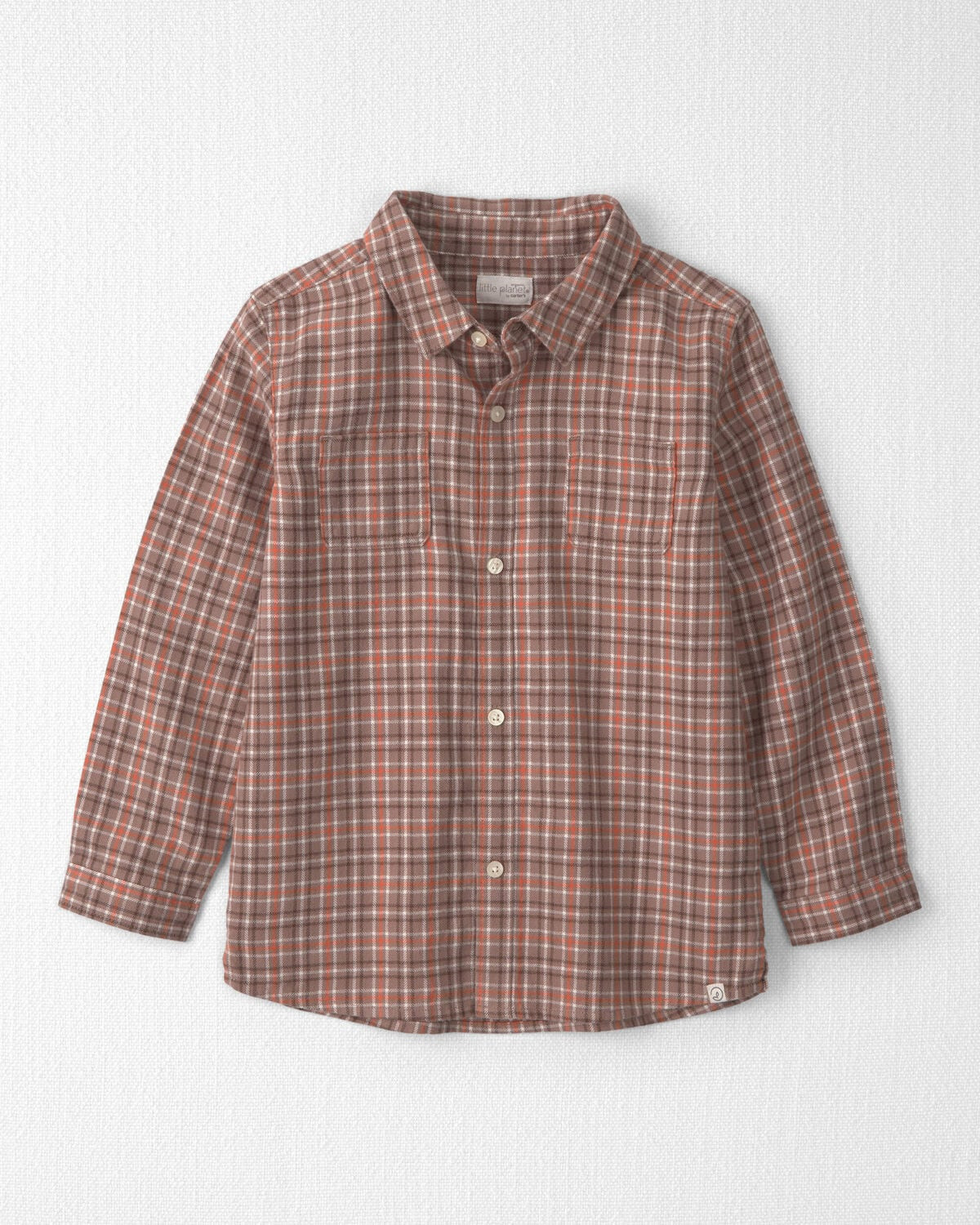 Boys Organic Cotton Flannel Button-Down Shirt | Carter's Inc