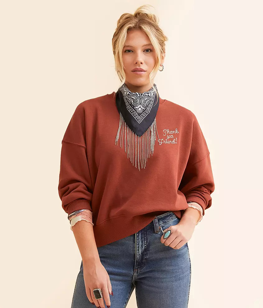 Lainey Wilson Thank Ya Friend Pullover | Buckle