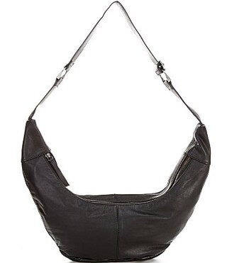Free People Idle Leather Slouchy Sling Bag - Black | Dillard's