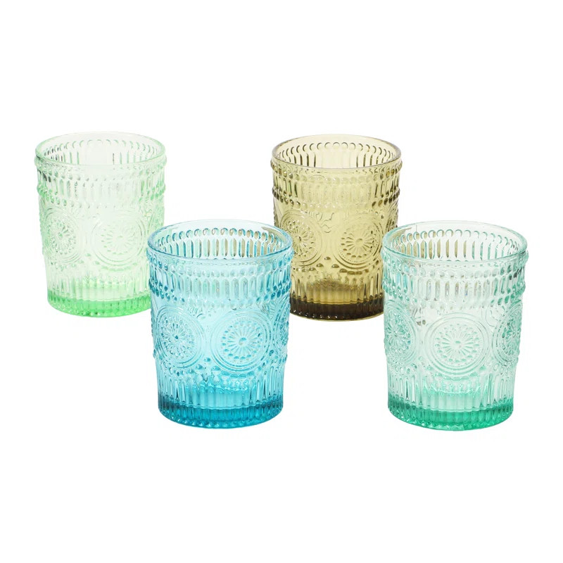 Luke 4 Piece 6 oz. Glass Glassware Set | Wayfair North America