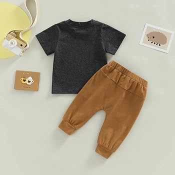YINGISFITM Toddler Baby Boy Valentines Day Clothes Mr Steal My Heart Crewneck Sweatshirt Shirt To... | Amazon (US)