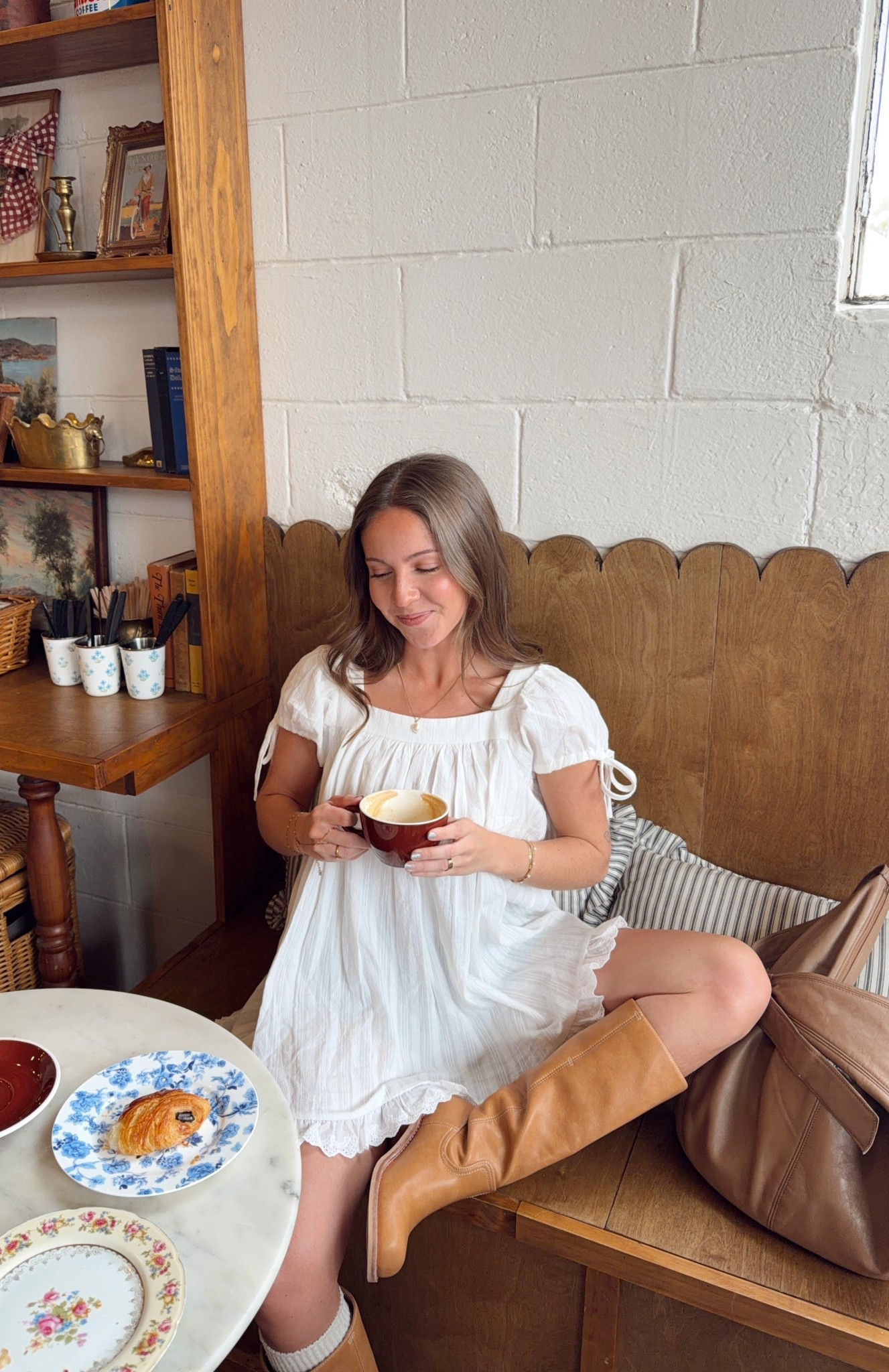 Wearing a size 0 in top and size 23 in denim! 🫶🏼