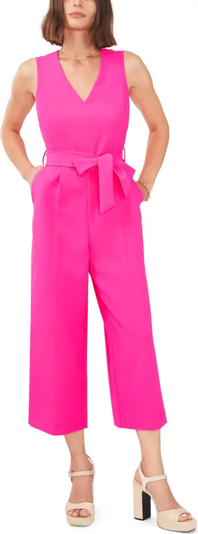 Belted Crop Jumpsuit | Nordstrom