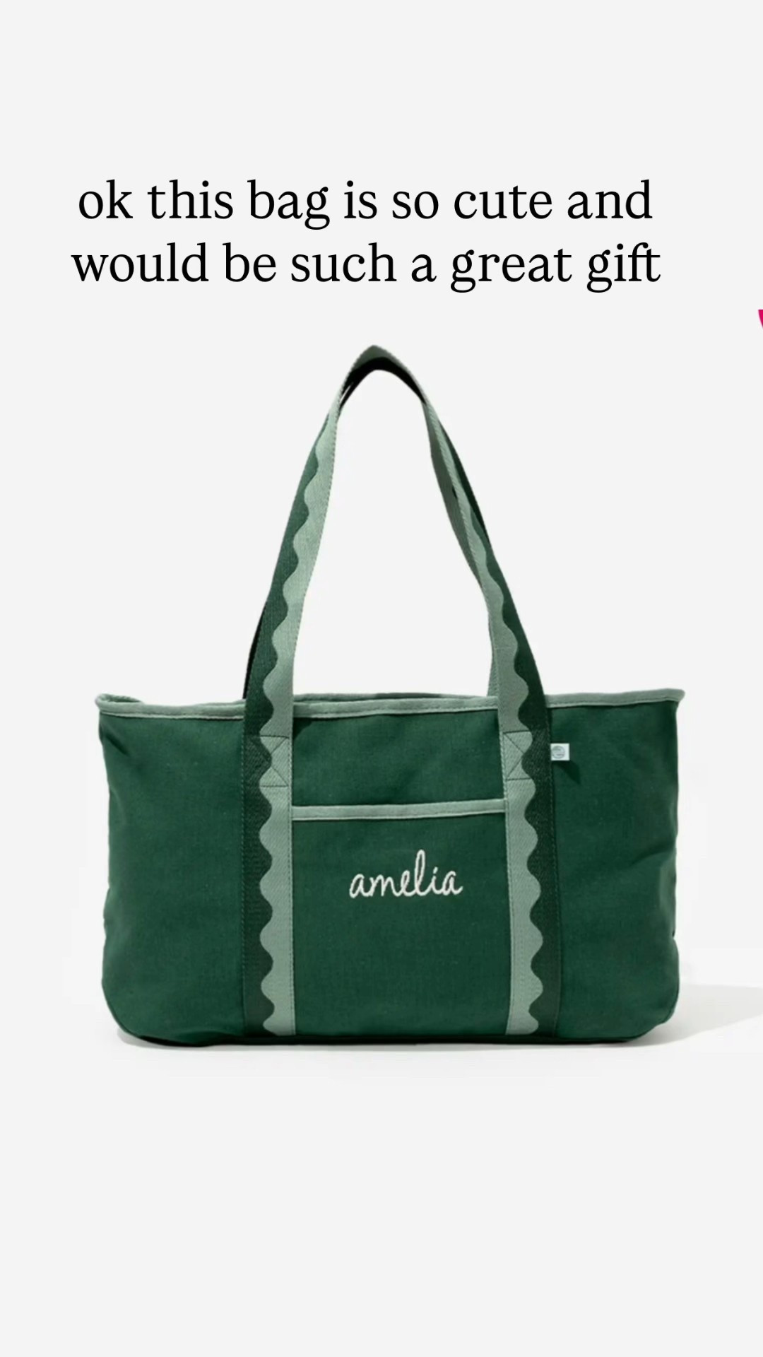 Such a cute bag and gift for her 

#LTKHoliday #LTKGiftGuide #LTKFindsUnder50