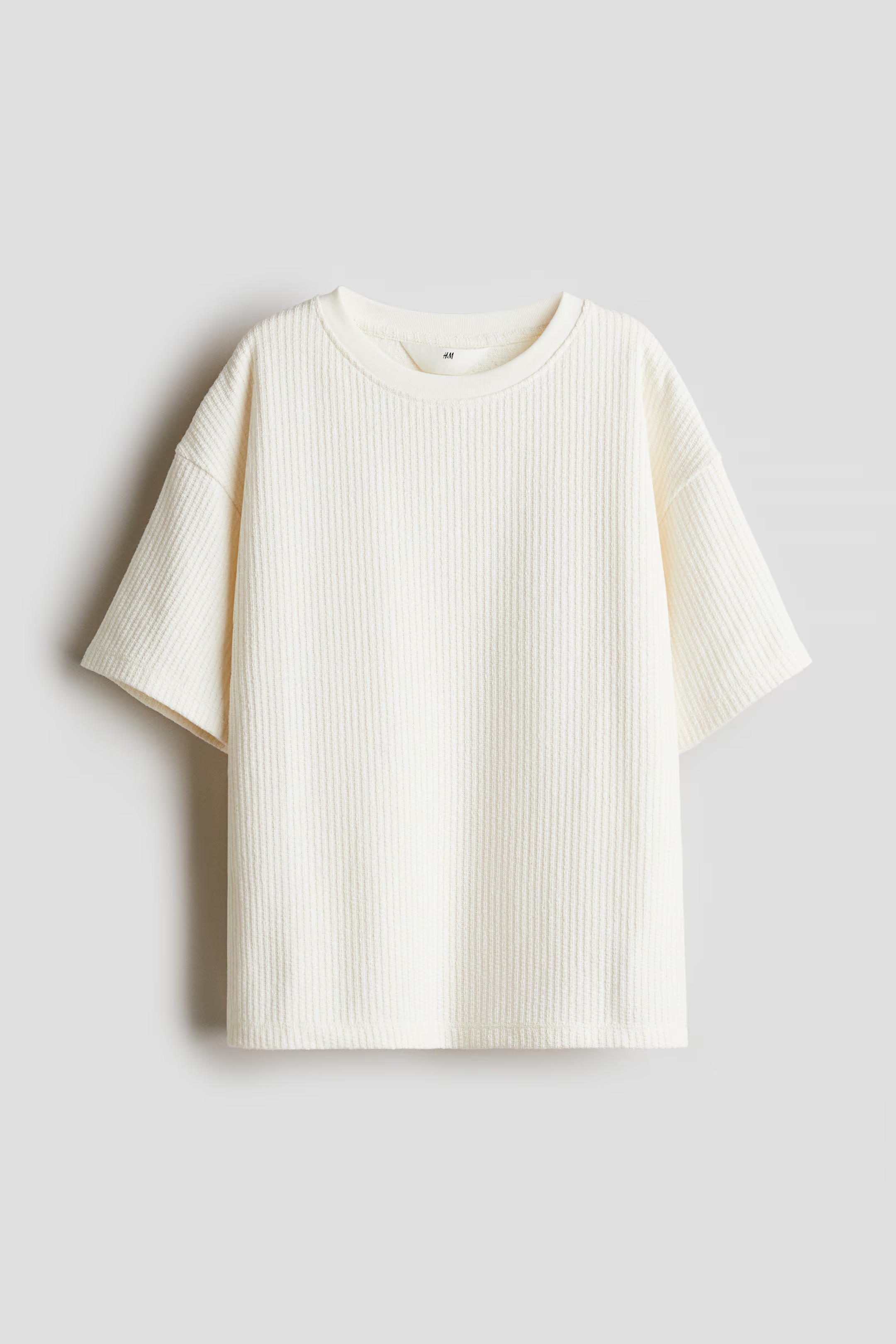 Textured-Knit T-shirt | H&M (US + CA)