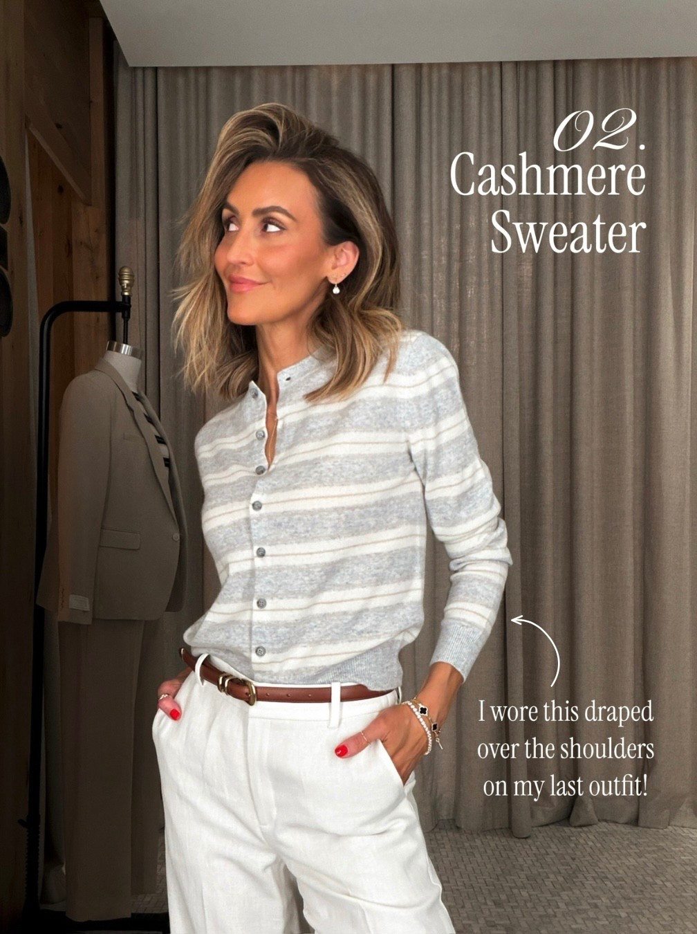 This cardigan felt like such a closet classic, easy to wear layered or alone! The perfect transitional spring piece. Linen trousers are to die for! 

#LTKootd #LTKOver40 #LTKstorytime