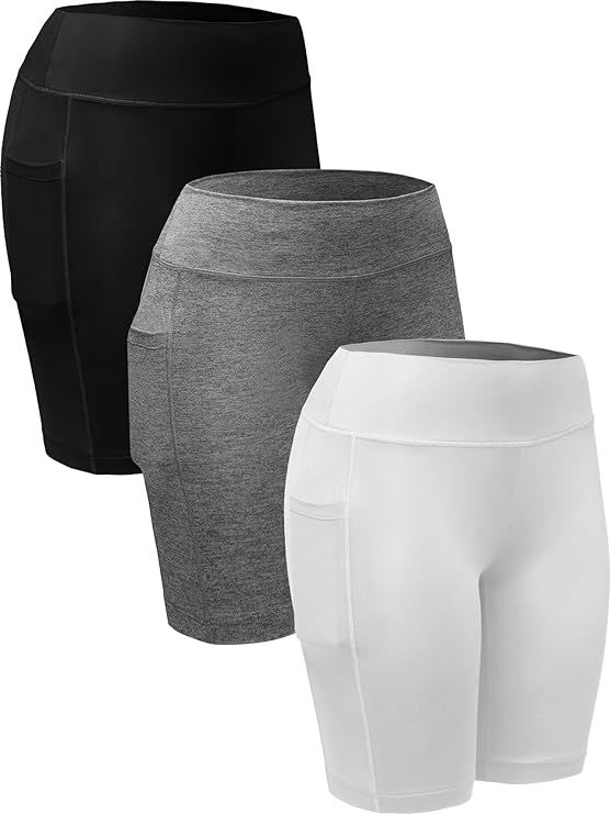 NELEUS Women's Workout Compression Yoga Shorts with Pocket | Amazon (US)