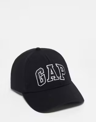 GAP Exclusive logo cap in black | ASOS (Global)