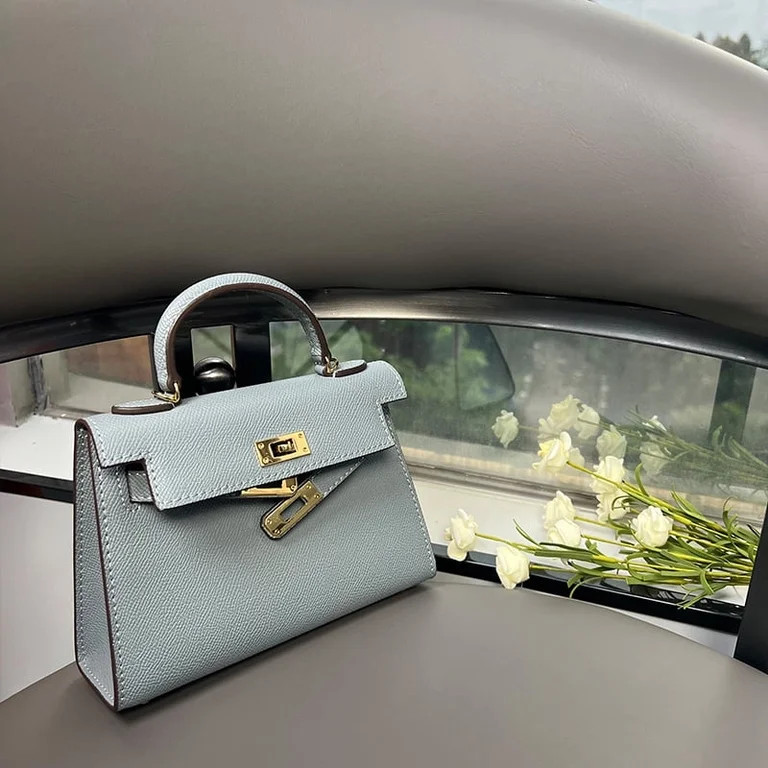 Mini Second Generation Kelly Bag High-Grade Genuine Leather Women's Bag First Layer Cowhide Porta... | Walmart (US)