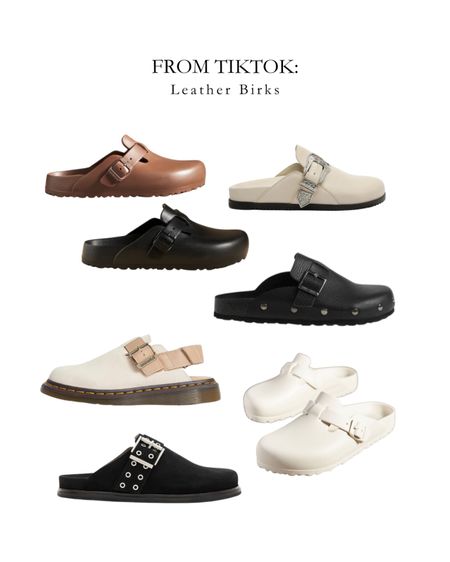 Leather Birkenstocks, clogs, summer shoe, spring shoe, leather flats 

#LTKShoeCrush #LTKStyleTip #LTKWorkwear