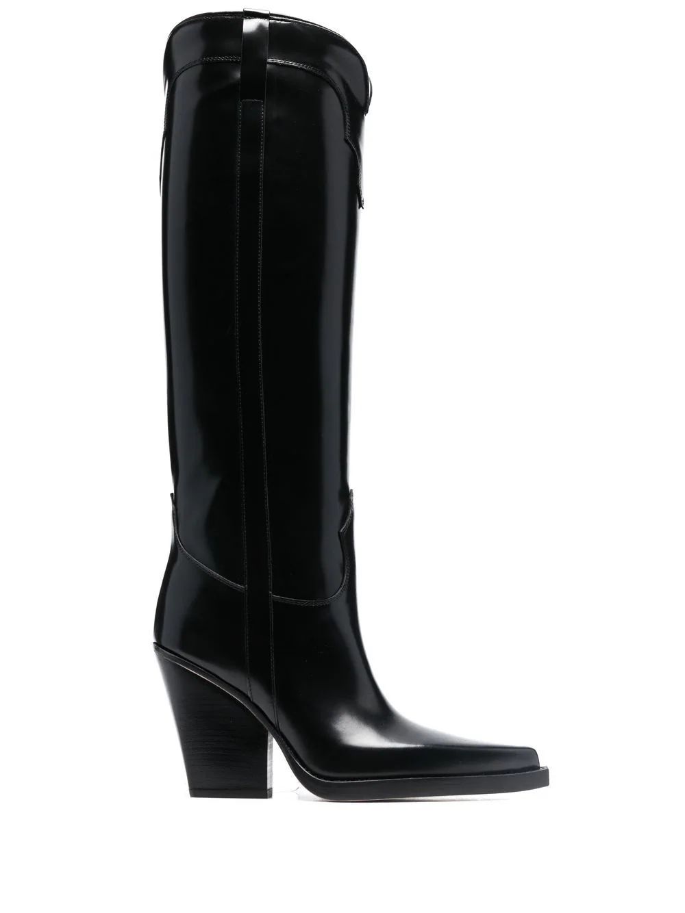 Paris Texas 90mm pointed-toe knee-high Boots - Farfetch | Farfetch Global