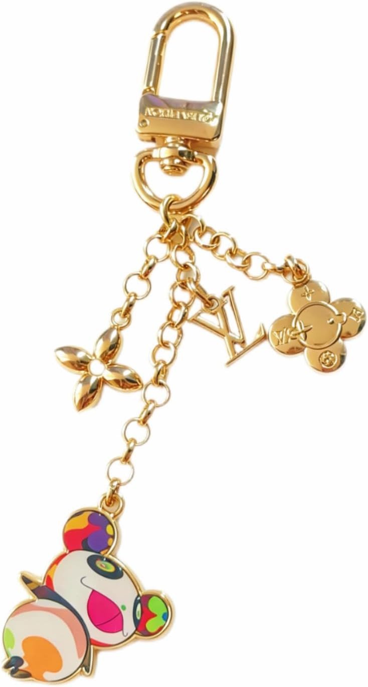 Gold‑Tone Metal Keychain Charm, Multi‑Metal Charms Key Ring for Handbag Purse Decor | Amazon (US)