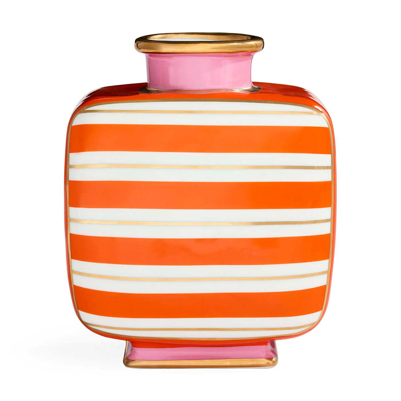 Portofino Square Vase in Porcelain | Jonathan Adler | Jonathan Adler US