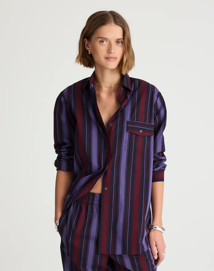 Alexa Chung for Madewell Lou Poplin Shirt | Madewell