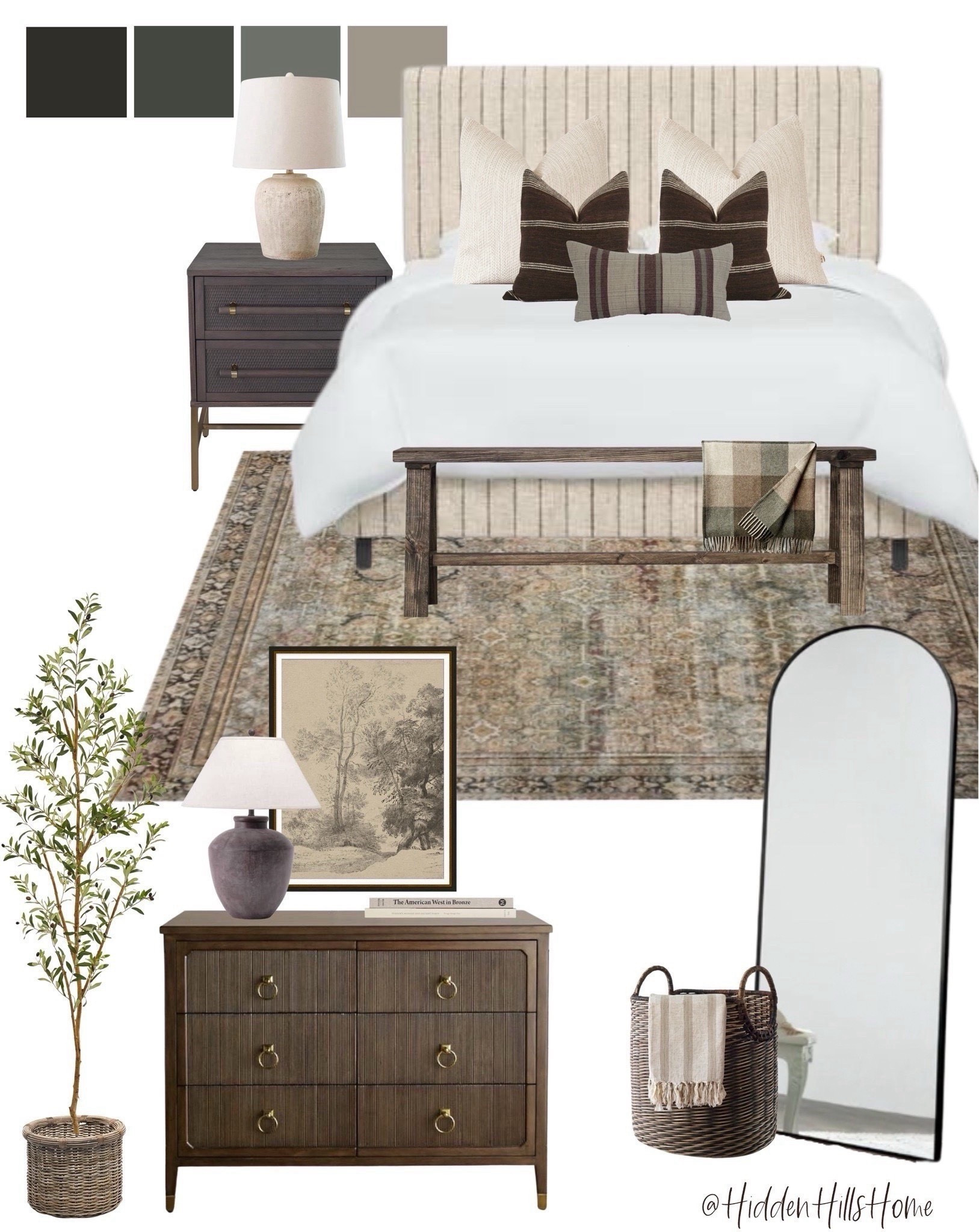 Master bedroom mood board, modern classic bedroom, bedroom design ideas, primary bedroom design #bedroom 


#LTKSeasonal #LTKHome #LTKSaleAlert