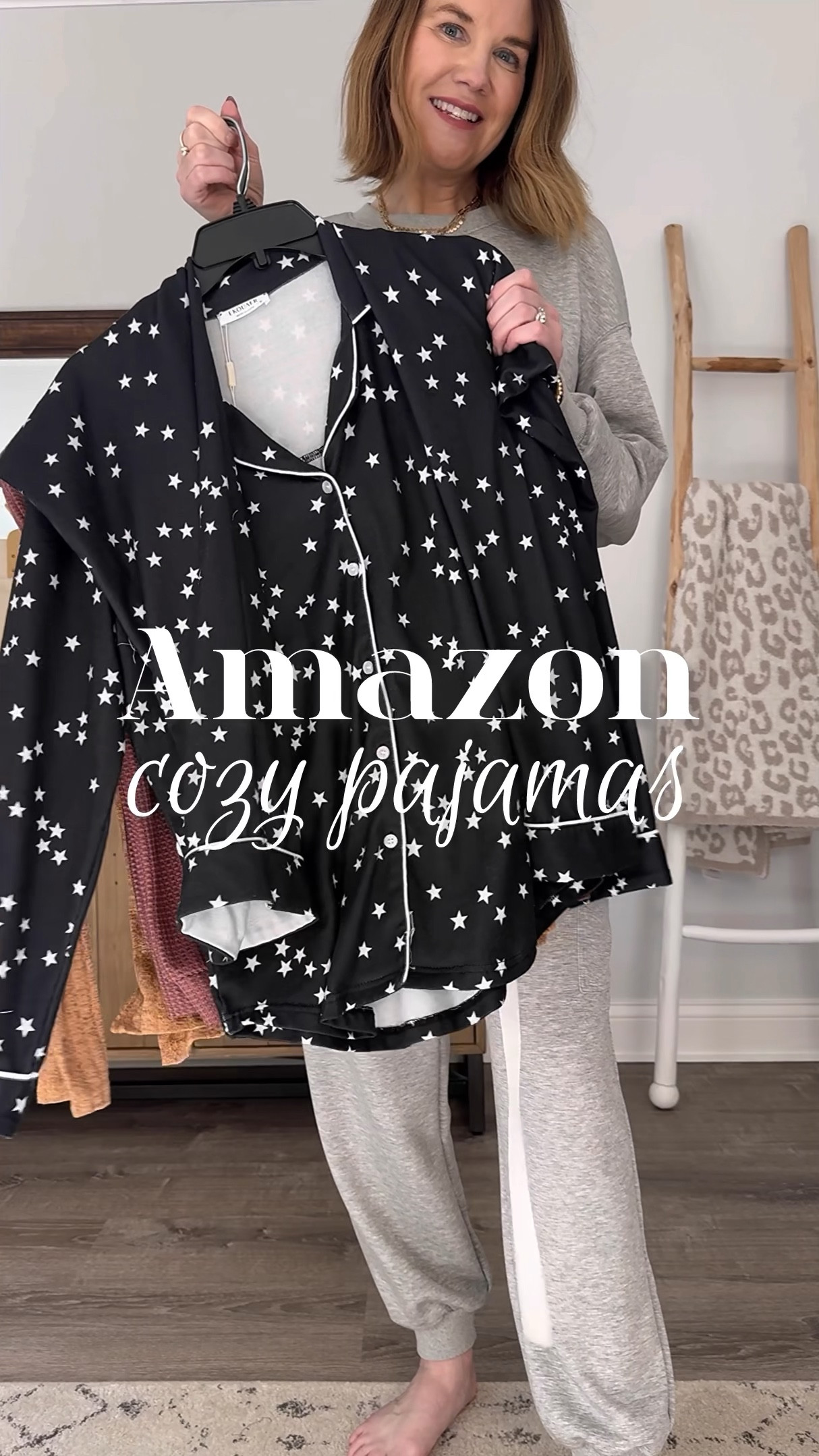 It’s #cozyseason 💙 All of these sets are from @ekouaerofficial and all feel so luxe. They would also make a great gift!

I’m wearing a medium in all three.
Holiday gift idea, gifts for the homebody, Amazon fashion, Amazon must haves 2024, gifts for her, style over 40, sleepwear, pajama set, loungewear

#LTKOver40 #LTKGiftGuide #LTKSeasonal