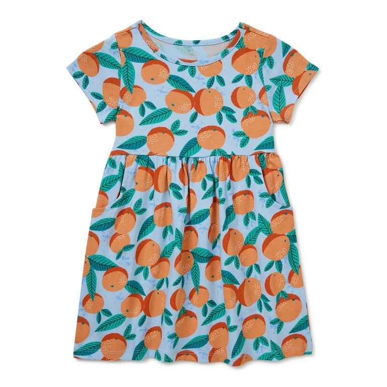 Wonder Nation Infant Girls Knit Dress, Sizes 12M-5T | Walmart (US)