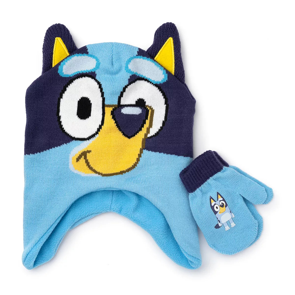 Bluey Earflap Beanie & Mittens Set | Kohl's